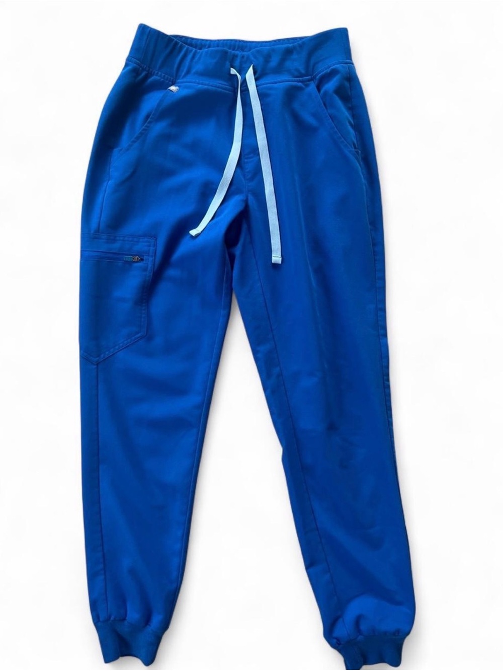FIGS Technical Collection Zamora Jogger Scrub Pants Blue Size XS